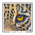 Leopard Greeting card - Stealth
