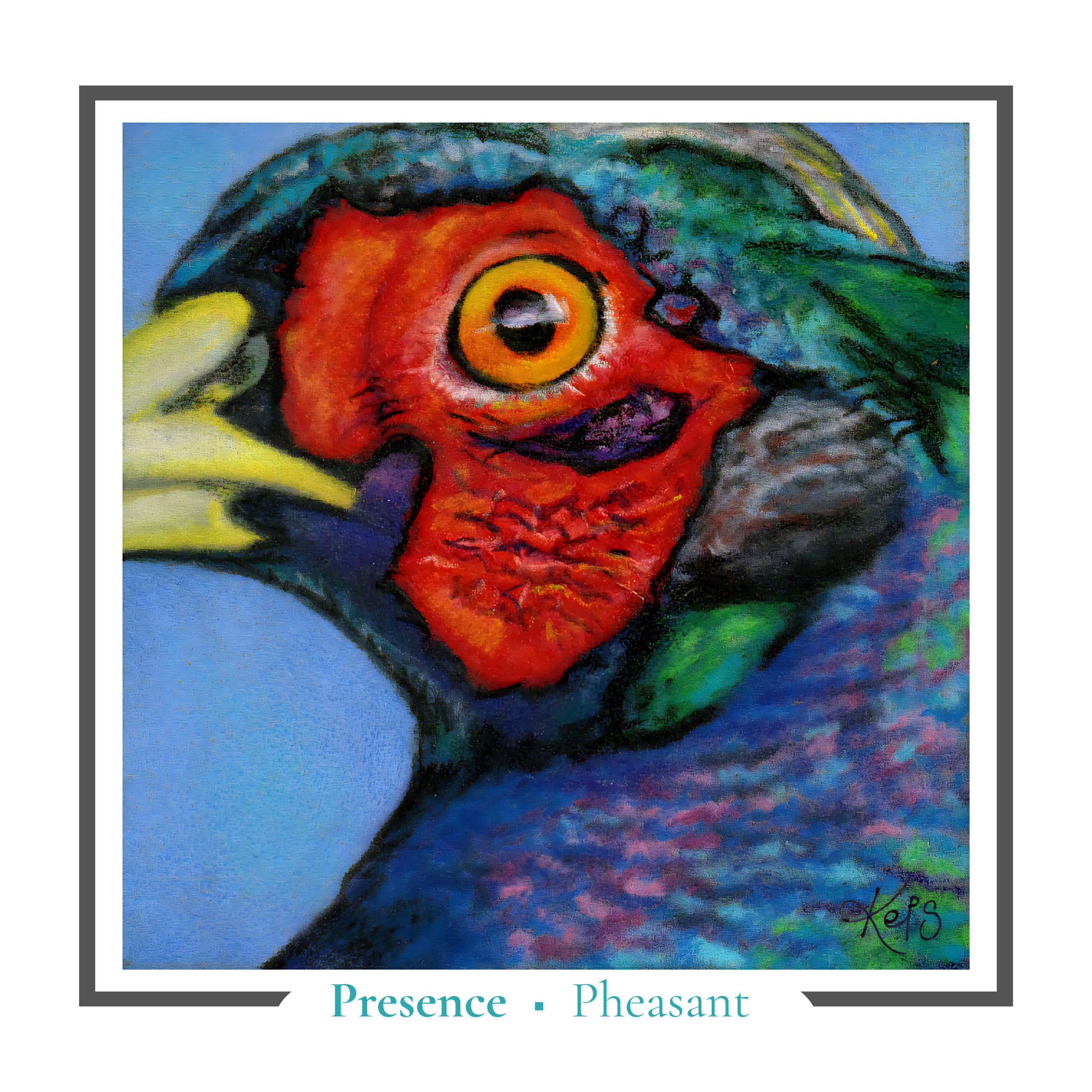 Pheasant Greeting card - Presence