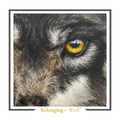 Wolf Greeting card - Belonging