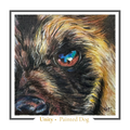 Wild Dog Greeting card - Unity