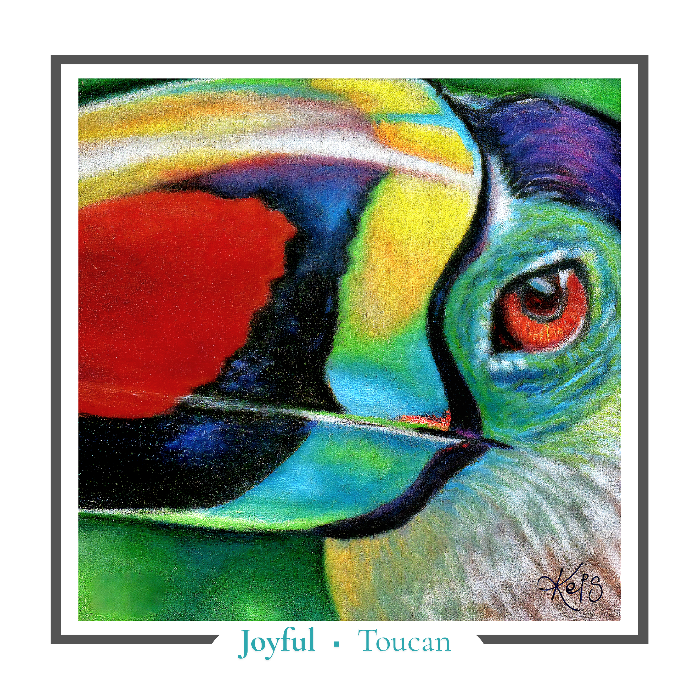 Toucan Greeting card - Joyful