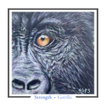 Gorilla Greeting card - Strength