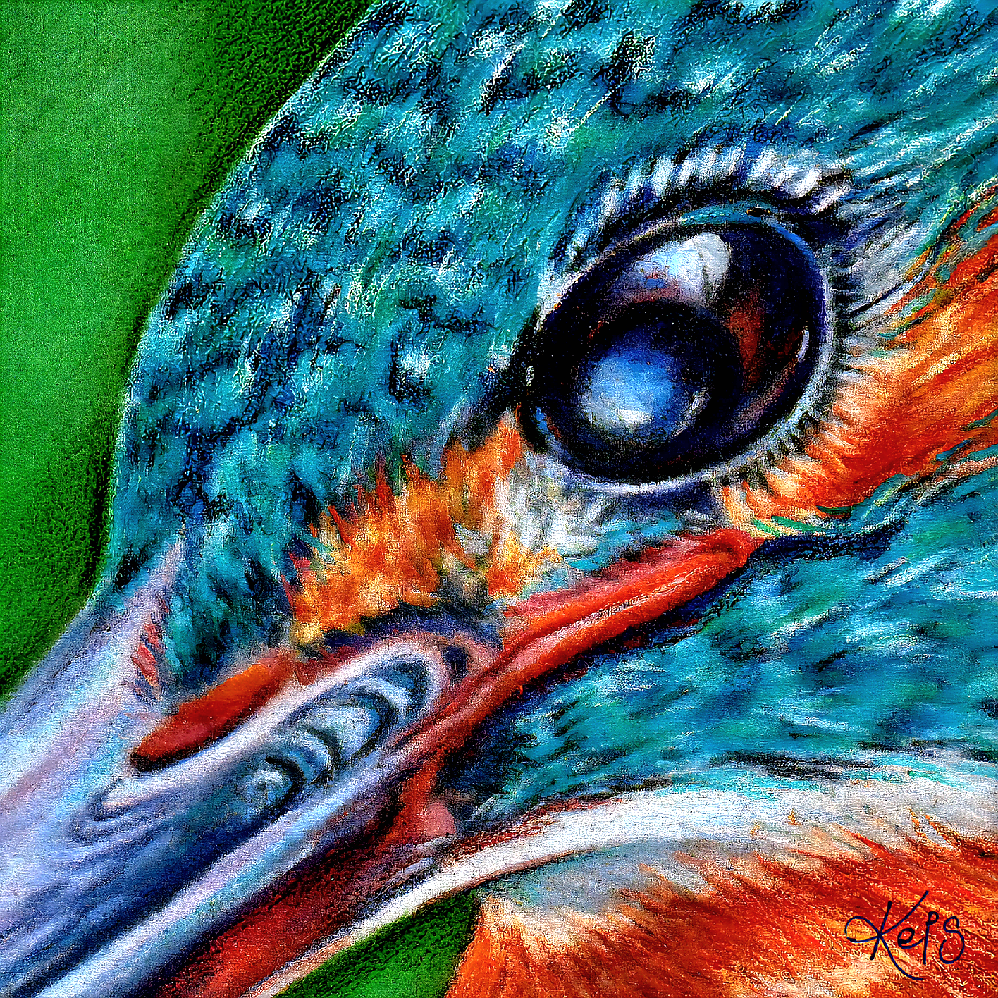 Kingfisher Fine Art Print – Focus