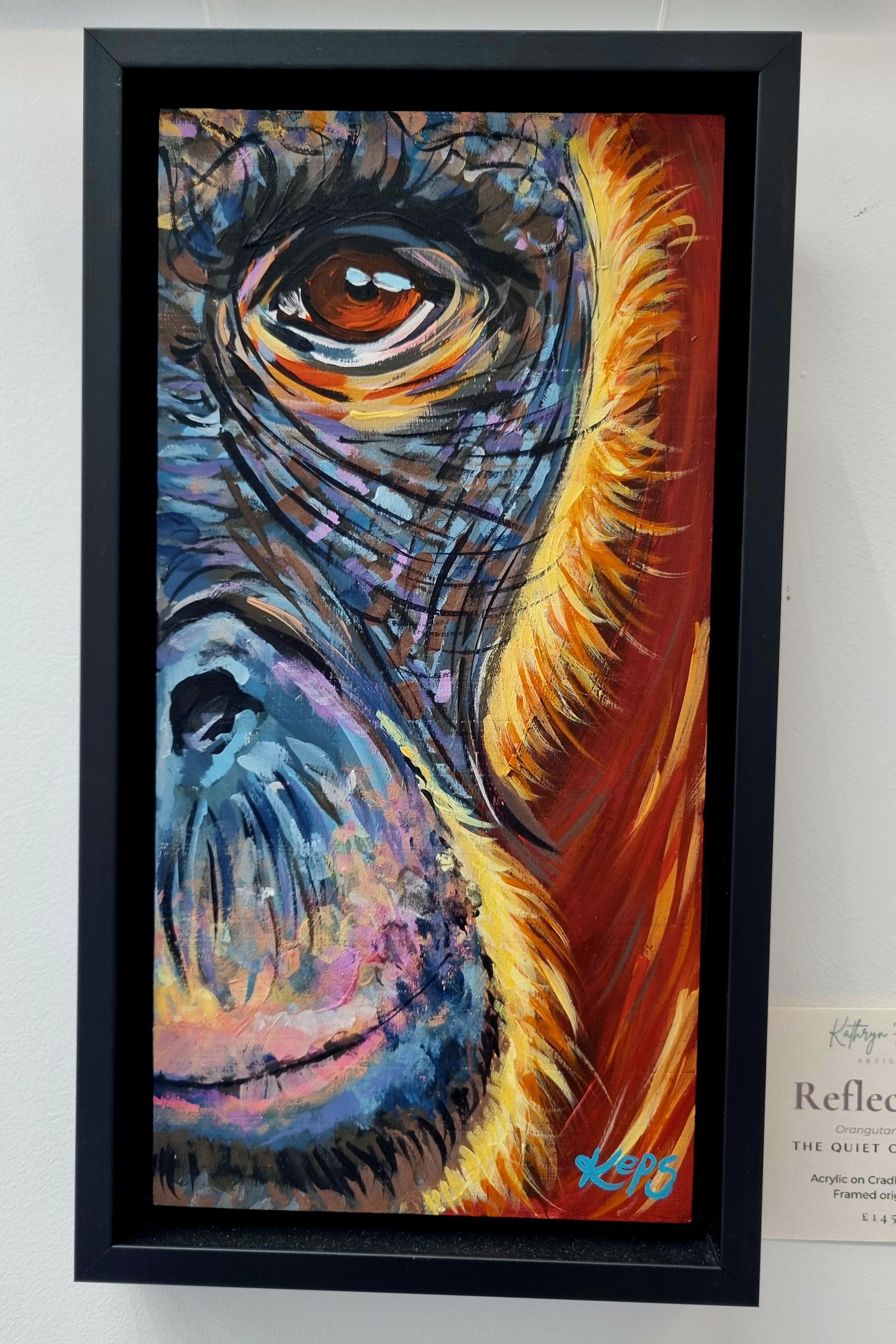 The Quiet Observer – Orangutan: Reflection